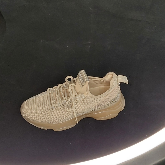 STEVE MADDEN WOMEN'S MAXIMA CHUNKY GLITZ DUSTY TAUPE SIZE 10M - Picture 10 of 10